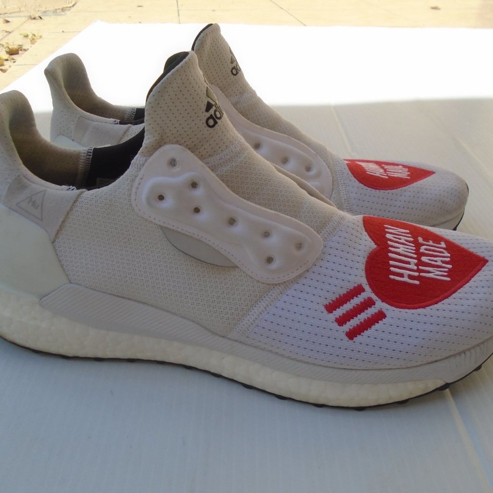 Adidas Human Made x Solar Hu 2019 Sneakers Mens Size 13 White